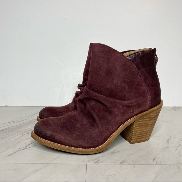 Sofft Teyton Distressed Suede Slouch Bootie 7M - Picture 14 of 14
